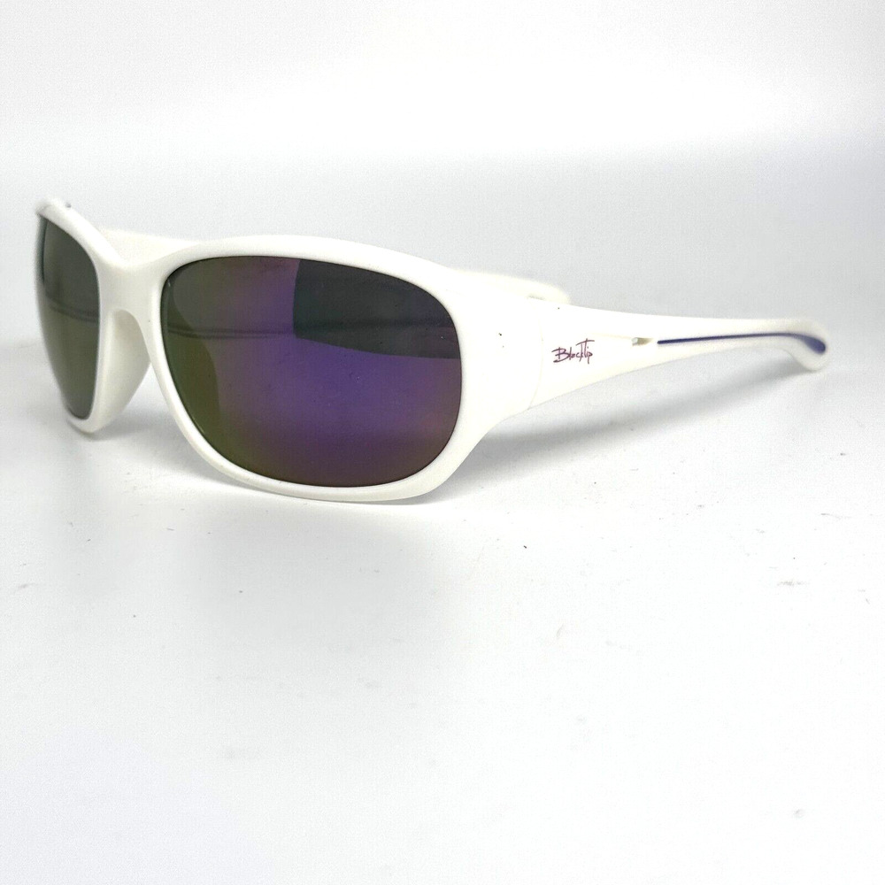 Blacktip Sunglasses White with purple lens sport wrap BLACKTIP‎ Mizzen H15743